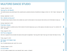 Tablet Screenshot of mulforddancestudio.blogspot.com