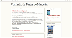 Desktop Screenshot of comissaodefestasdemarcelim.blogspot.com