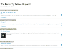 Tablet Screenshot of butterflypalacedispatch.blogspot.com