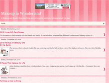 Tablet Screenshot of makeupinwonderland.blogspot.com