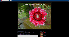 Desktop Screenshot of commit-this-to-memory.blogspot.com