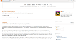 Desktop Screenshot of mylifemywordsmymind.blogspot.com