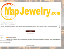 Tablet Screenshot of mapjewelry.blogspot.com