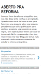 Mobile Screenshot of abertoprareforma.blogspot.com