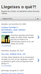 Mobile Screenshot of llegeixes.blogspot.com