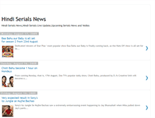 Tablet Screenshot of hindiserialsblog.blogspot.com