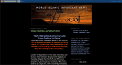 Desktop Screenshot of islamicnewss.blogspot.com