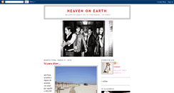 Desktop Screenshot of heeeavenonearth.blogspot.com