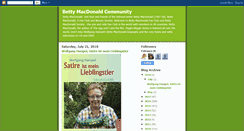Desktop Screenshot of bettymacdonaldcommunity.blogspot.com