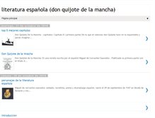 Tablet Screenshot of literaturaespaoladonquijotedelamancha.blogspot.com