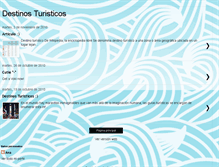 Tablet Screenshot of ana-destinosturisticos.blogspot.com