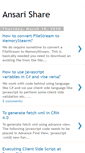 Mobile Screenshot of ansarishare.blogspot.com