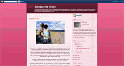 Desktop Screenshot of empezardenuevootravez.blogspot.com