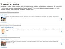 Tablet Screenshot of empezardenuevootravez.blogspot.com