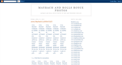 Desktop Screenshot of maybach-rollsroyce-photos.blogspot.com