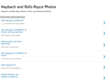 Tablet Screenshot of maybach-rollsroyce-photos.blogspot.com