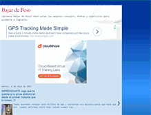 Tablet Screenshot of como-bajar-peso.blogspot.com