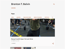 Tablet Screenshot of brentonbalvin.blogspot.com