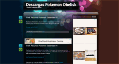 Desktop Screenshot of pokemonobeliskdescargas.blogspot.com