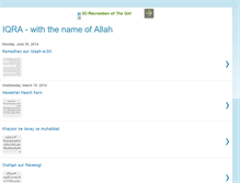 Tablet Screenshot of 123iqraa.blogspot.com