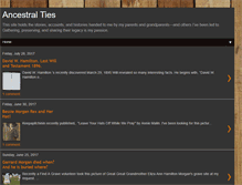 Tablet Screenshot of ancestralties.blogspot.com
