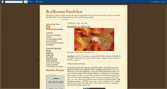Desktop Screenshot of beamommydandelion.blogspot.com
