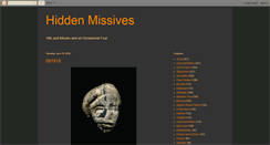 Desktop Screenshot of hiddenmissives.blogspot.com