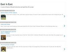 Tablet Screenshot of east-is-east-ak.blogspot.com