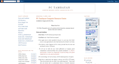 Desktop Screenshot of pc-tambayan.blogspot.com