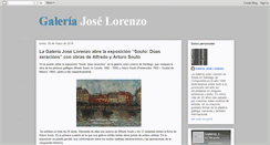 Desktop Screenshot of galeriajoselorenzo.blogspot.com