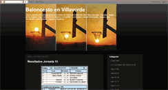 Desktop Screenshot of basketvillaverde.blogspot.com