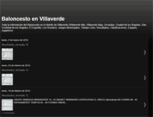 Tablet Screenshot of basketvillaverde.blogspot.com
