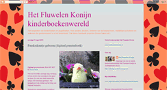 Desktop Screenshot of hetfluwelenkonijn.blogspot.com