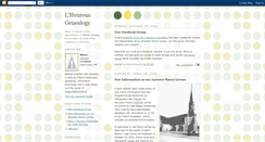 Desktop Screenshot of lheureuxgenealogy.blogspot.com