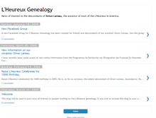 Tablet Screenshot of lheureuxgenealogy.blogspot.com
