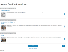 Tablet Screenshot of mayesfamilyinperu.blogspot.com