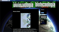Desktop Screenshot of biotec21.blogspot.com