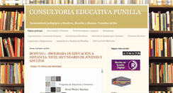 Desktop Screenshot of consultoriaeducativapunilla.blogspot.com