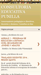 Mobile Screenshot of consultoriaeducativapunilla.blogspot.com