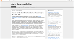 Desktop Screenshot of johnlennononline.blogspot.com