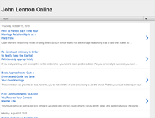 Tablet Screenshot of johnlennononline.blogspot.com