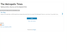 Tablet Screenshot of metropolistimes.blogspot.com