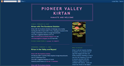 Desktop Screenshot of pioneervalleykirtan.blogspot.com