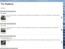 Tablet Screenshot of paulinespaddock.blogspot.com