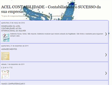 Tablet Screenshot of acelcontabilidade.blogspot.com
