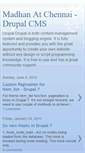 Mobile Screenshot of madhan-drupal.blogspot.com