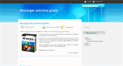 Desktop Screenshot of descargar-antivirus-gratis.blogspot.com
