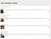 Tablet Screenshot of chelettefamily.blogspot.com