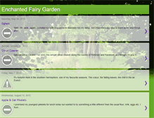 Tablet Screenshot of enchantedfairygarden.blogspot.com