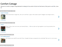 Tablet Screenshot of comfortcottage.blogspot.com